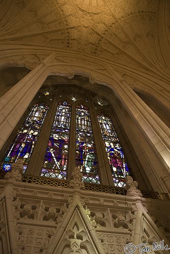 ArcticQ_20080825_162150_538_20.jpg - Stained glass windows and inscriptions honor the fallen in many wars.  Parliament building tower, Ottawa, Canada.