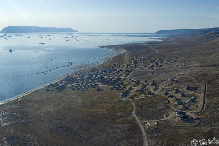 ArcticQ_20080830_162726_197_20.jpg - This is a more-or-less typical Inuit settlement in the Arctic; Quannaq in northwest Greenland.