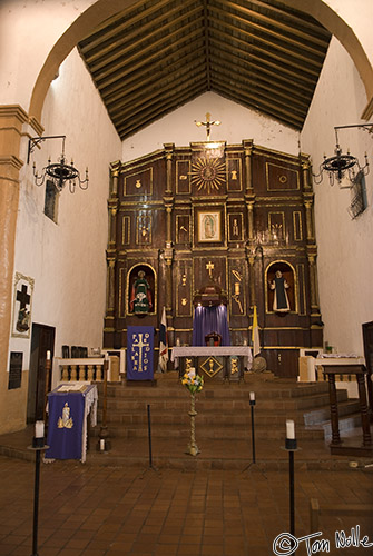 CostaRica_20100317_103514_672_20.jpg - Actually known as Iglesia de San Felipe, this small church is still in use today and contains the famous statue of the Black Christ.  Portobelo, Panama.