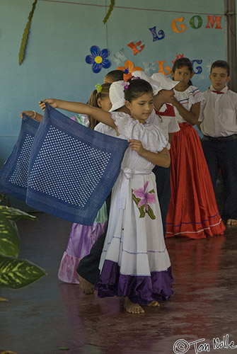 CostaRica_20100328_124204_130_20.jpg - Chidren line up to pass us in another local dance.  Arenal Costa Rica.