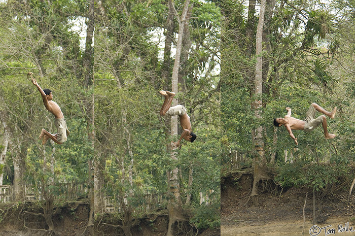 CostaRica_20100329_134320_371_2X.jpg - Youth always finds a way to have fun!  Cano Negro (Rio Frio) River, Costa Rica.