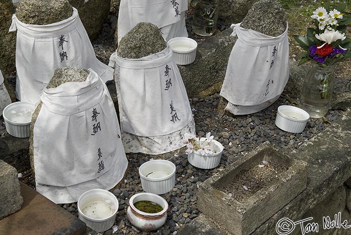 Japan_20080408_214950_837_20.jpg - Small outdoor shrines like this one are popular in Japan.  This one is along the canal in Philosophers Walk Kyoto Japan.