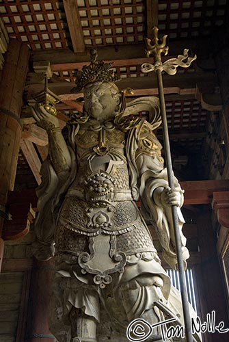 Japan_20080412_212856_360_20.jpg - The left Guardian in Todai-Ji, "Giver of Wisdom".  Nara Japan