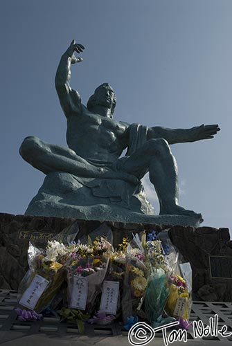 Japan_20080418_202410_140_20.jpg - This statue in the Peace Park is roughly at the point of ground zero for the second atomic bomb.  Nagasaki Japan.