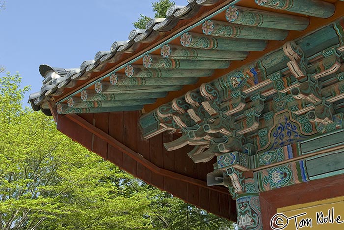 Japan_20080419_204014_242_20.jpg - In Korea, Buddhist temples are more ornately decorated than in Japan.  Bulguksa temple, Kyongju South Korea