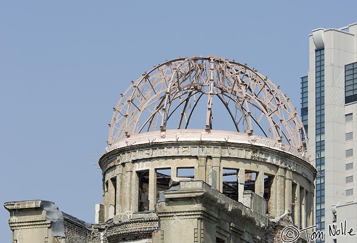 Japan_20080422_014748_996_2X.jpg - This dome on a trade building is the most famous relic of the atomic explosion in Hiroshima, Japan, standing just a few hundred yards from ground zero.