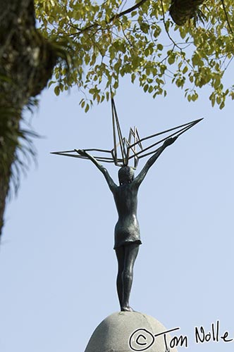 Japan_20080422_015434_001_2X.jpg - A soaring symbol of peace in the Peace Memorial Park, Hiroshima, Japan.