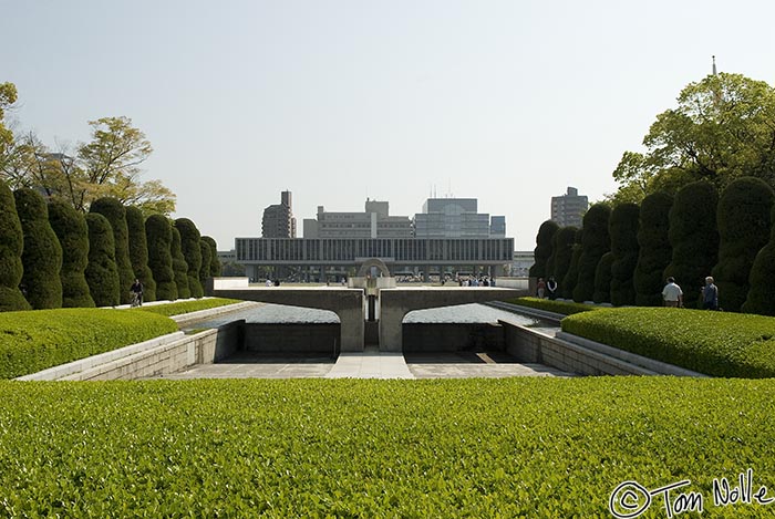 Japan_20080422_020006_703_20.jpg - The Peace Museum as seen from the A-Bomb Dome end of the Peace Memorial Park, Hiroshima Japan.