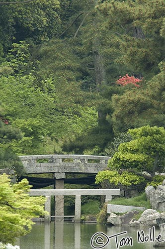 Japan_20080422_205424_177_2X.jpg - Even hidden-away stone bridges in Ritsurin Park are beautiful.  Takamatsu, Japan.