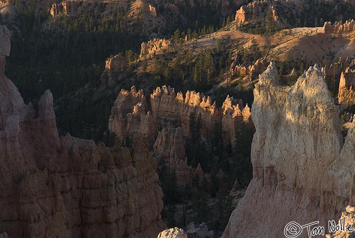 Canyonlands_20080527_082822_750_20.jpg - As the sun continues to rise, the darker portions of the canyon gradually light up.  Bryce Canyon Utah.