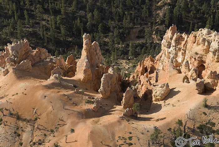 Canyonlands_20080527_103020_801_20.jpg - Craggy rock formations pass close to the helicopter as we tour Bryce Canyon Utah.