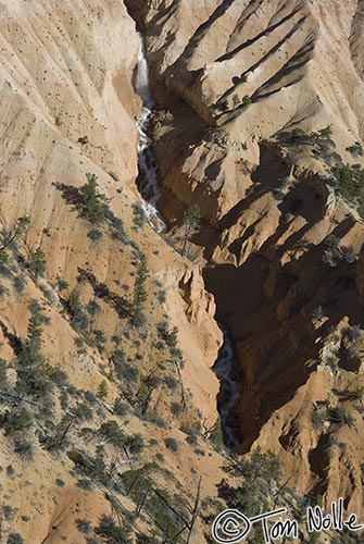 Canyonlands_20080527_105452_972_20.jpg - The river from the visitors' area falls into the canyon and carves its own path through the rock.  Bryce Canyon Utah.